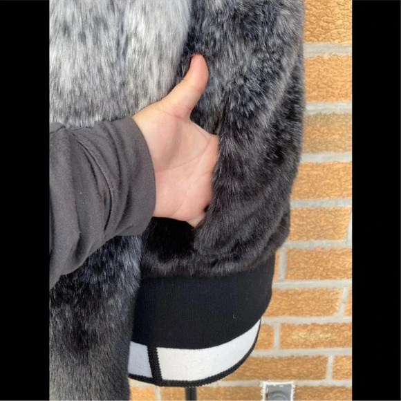 Sam edelman ombre faux fur coat Sz small - Picture 7 of 12